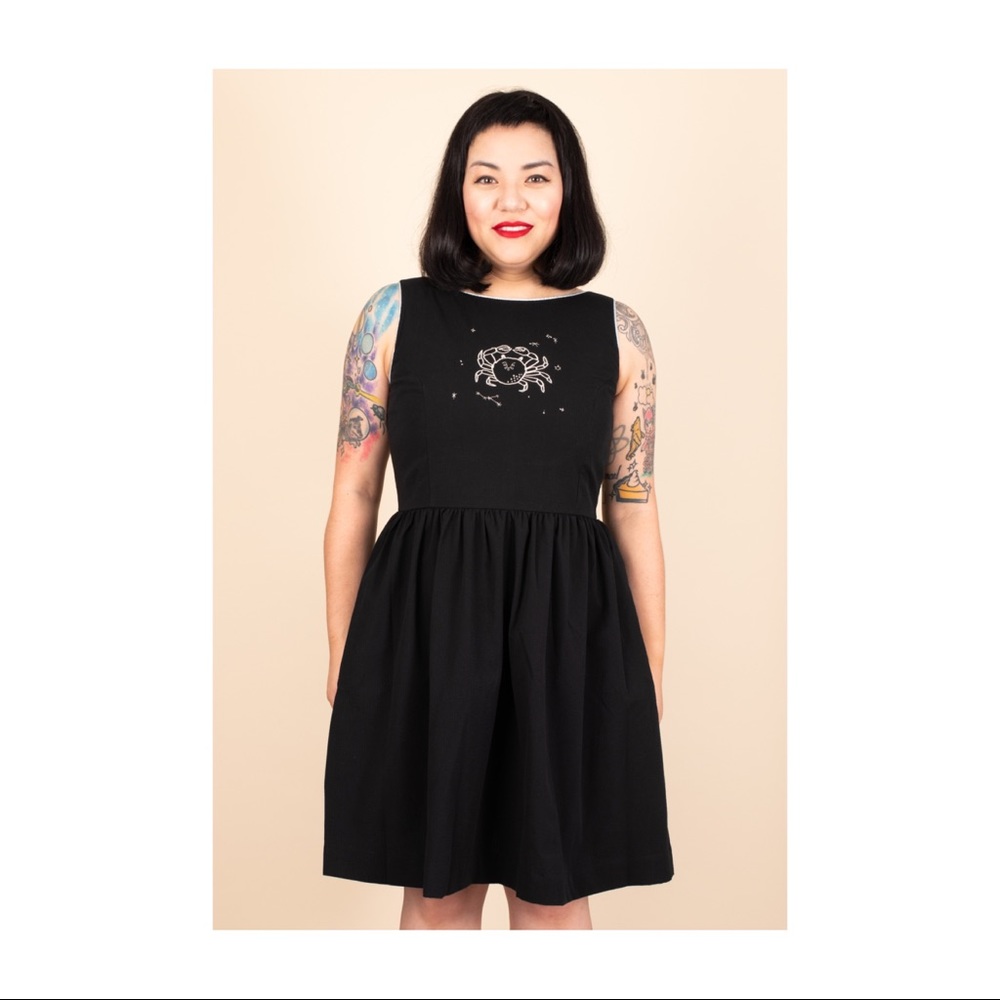 TUESDAY BASSEN tropic of cancer pinafore dress